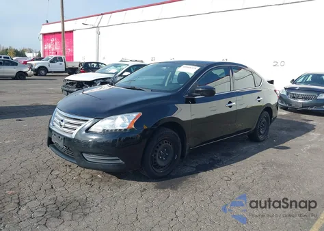 2015 Nissan Sentra S from USA, damaged, VIN 3N1AB7AP2FY338262
